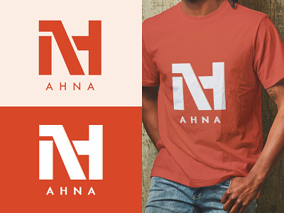 Logo Name Ahna branding design graphic design logo logoname typography