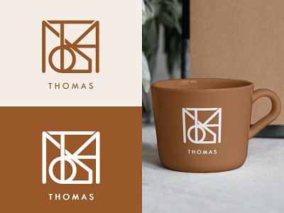 Logo Name Thomas branding design graphic design logo logoname typography
