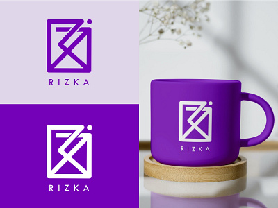 Logo Type Rizka branding design graphic design logo logoname logos typography