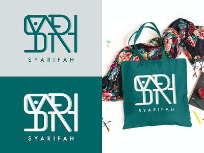 Logo Type Syarifah branding design graphic design logo logoname logos