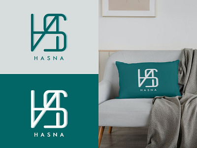 Logo Type Hasna branding design graphic design logo logoname logos