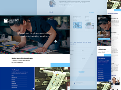 Website Redesign clean design homepage ui user interface ux web