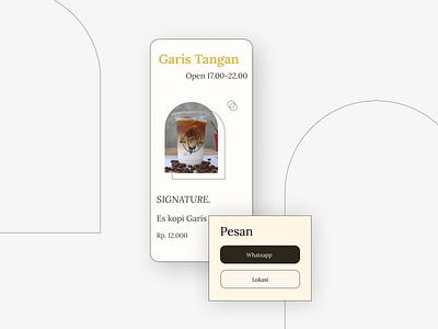 Garis Tangan Product Showcase app branding design typography ui ux