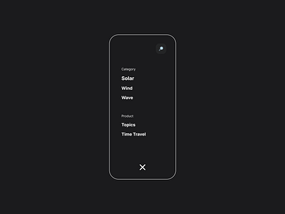 More Menu app design typography ui ux