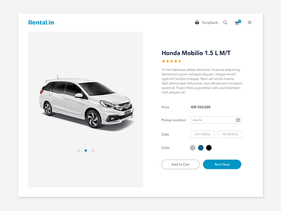 002 Exploration Car Rental Website car clean concept ecommerce landingpage rental ui ux web website