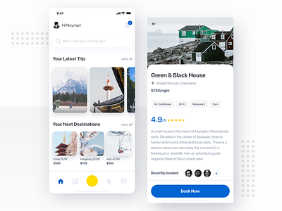 Travel Guide App UI design by Lisa Yaryhina on Dribbble