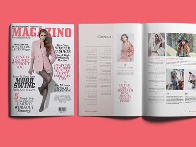 Creative Magazine Design Layout Template