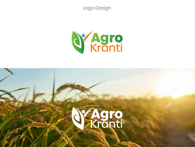 Agro kanti Logo Design agriculture agro branding design graphic design logo