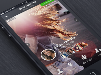 iOs Design - Nightlife App Profile interface ios iphone profile