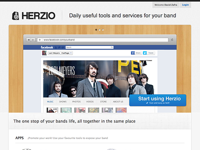 Herzio Artists Manager herzio music web