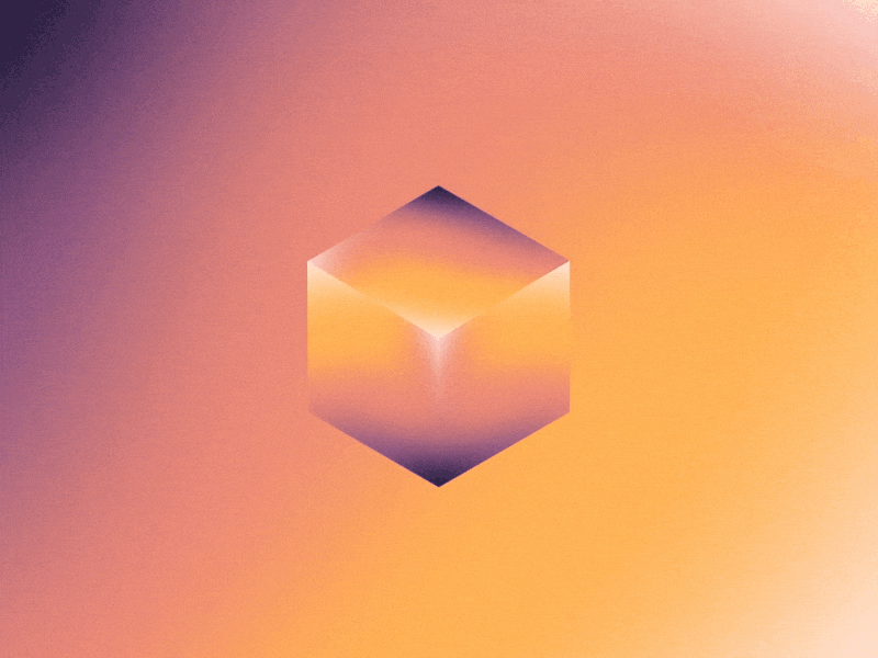 Gradient Cube cube motion