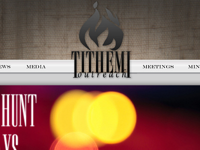 Tithemi Outreach Homepage branding photoshop ux web design