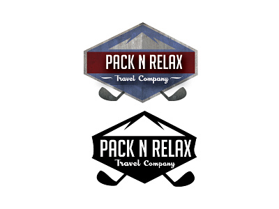 Pack N' Relax Logo branding identity design logo