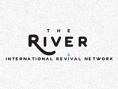 The River International Revival Network WIP branding church fire flame identity national texture typeface vetcor