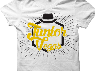 Junior Vegas Shirt apparel design branding vector