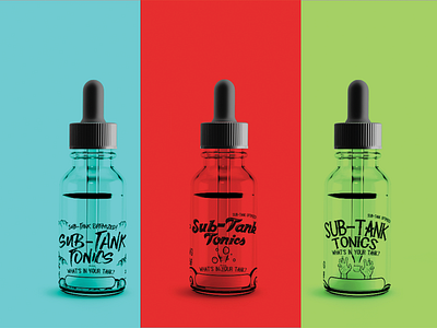 Subtank Tonics ai brand ecig ejuice eps freebie illustrator logo psd typography vape vector