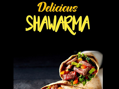 A Sharwarma Graphics design