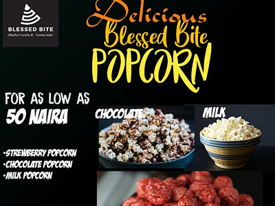 A popcorn graphics design..