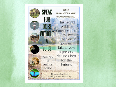 #Preserve Wildlife #Magazine AD