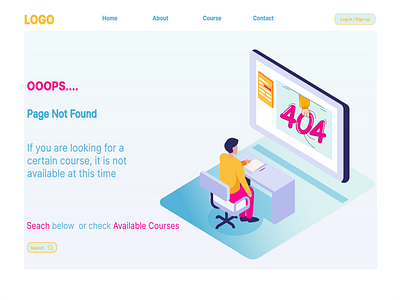 404 Error page 404 error page design ui