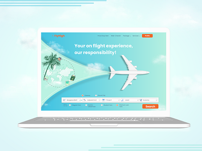 Flight Booking DailyUI068