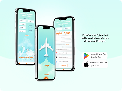 Download App dailuui073 dailyui design download app flight graphic design illustration ui