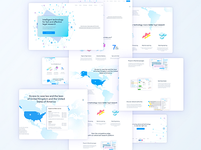 Case Law Landing Page Full ai case data icons kingdom law learning machine map schedule technology usa