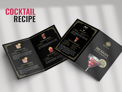 Cocktail & Drink Menus graphic design