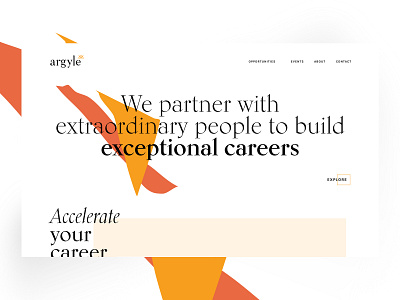Argyle Website abstract argyle candidates career design dribbble edgy firm inspiration latest leadership new recruit shapes slick ui ux vector website website design