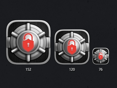 Lokdown Lapp Icon Size Study app icon icon mark