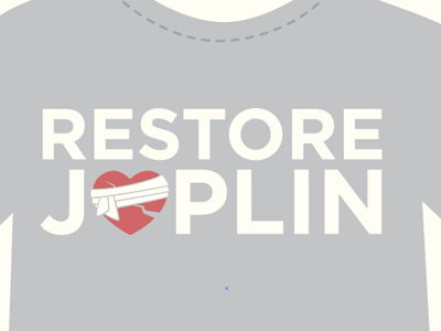 Restore Joplin Shot logo logo concept shirt design