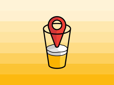 Beer Location Logo icon logo mark