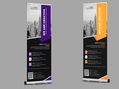 Rollup banner/ banner/ roller up banner design graphic design