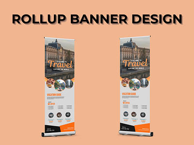 Roll Up Banner Design canva design graphic design