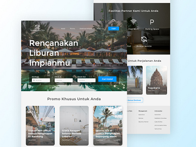 Hotel Booking Website UI Design (in Bahasa Indonesia) booking holiday hotel travel ui ux website