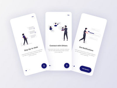 Onboarding Page UI Design