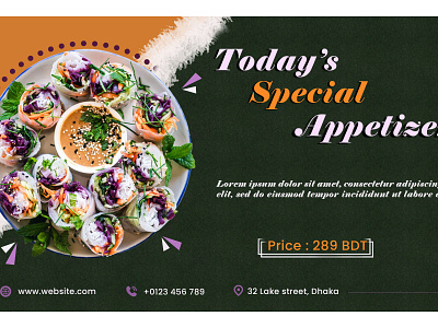 Food Template Design branding design facebook post food tamplete graphic design illustration social media post vector