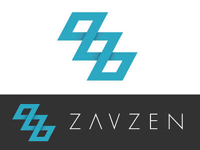 Zavzen Logo abstract branding freelance futura geometric identity logo minimal typography z zavzen