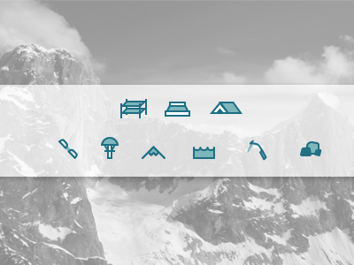 Climbcation icons