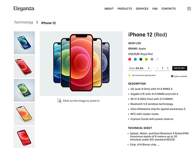 iPhone 12 e-commerce website app branding design graphic design illustration logo typography ui ux vector