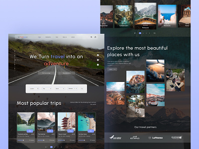 Travel website redesign desktop figma ui ux ux design