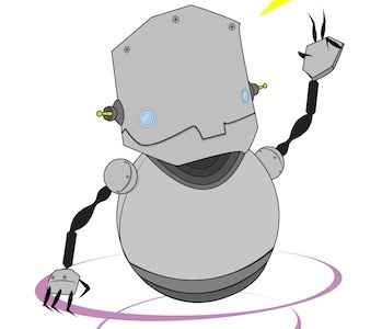 Douchebot douche bag illustrator robot