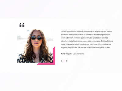 Testimonial app branding clean design flat lorem ipsum testimonial typography ui ui ux design ux ux design vector web website