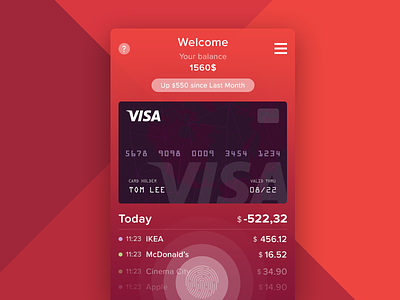 Personal banking app