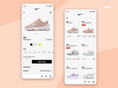 Nike shop app app application design mobile mobileapp nike payment shoes shop ui ui design ux ux design web webapp webdesign website