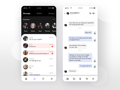 Chat with me app application chat clean design mobile sketch ui ux ux design web