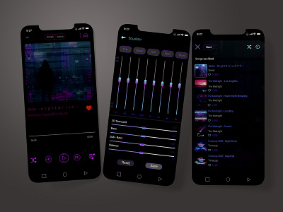 Music App Design graphic design ui