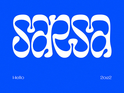 Sarsa Type branding design display experimental logo logotype modern font sarsa type typefoundry typography wordmark