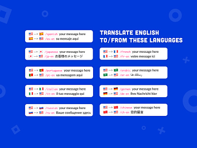 LanguageBot | Slack 内の外国語を話すチームメンバーと話す app arabic bot branding chinese french german italian japanese language logo portuguese russian slack slack app spanish translation uidesign ux ux ui