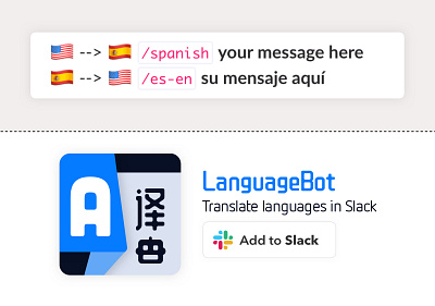 ¿Tienes colegas de habla inglesa con los que trabajas en Slack? app app branding argentina bot branding chat columbia design language logo machine learning slack slack app spain spanish translation ux ux ui